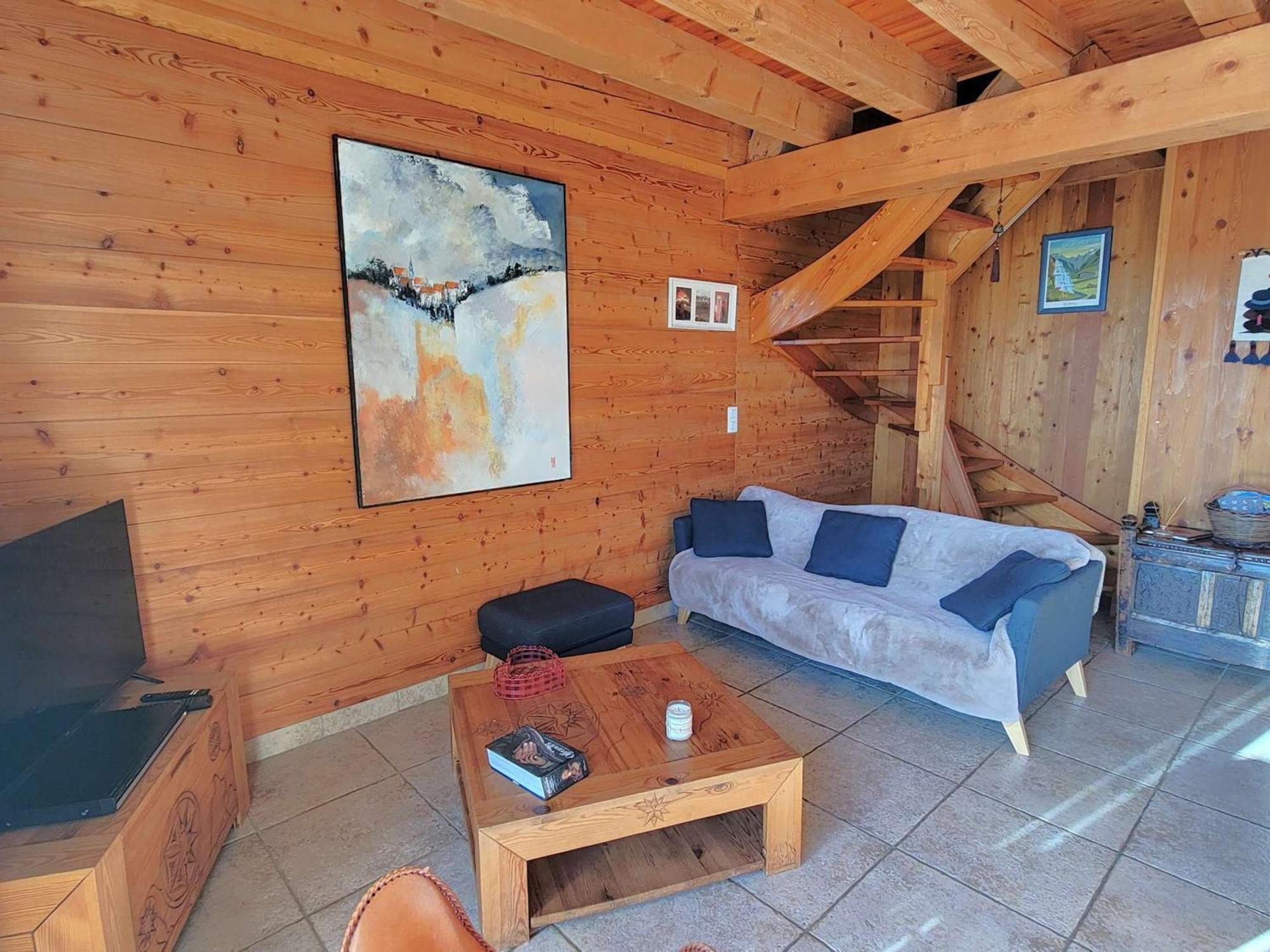 Chalet 6 Pers Avec Spa, Terrasse Plein Sud A Saint-Michel-De-Chaillol - Fr-1-393-22 Exteriér fotografie