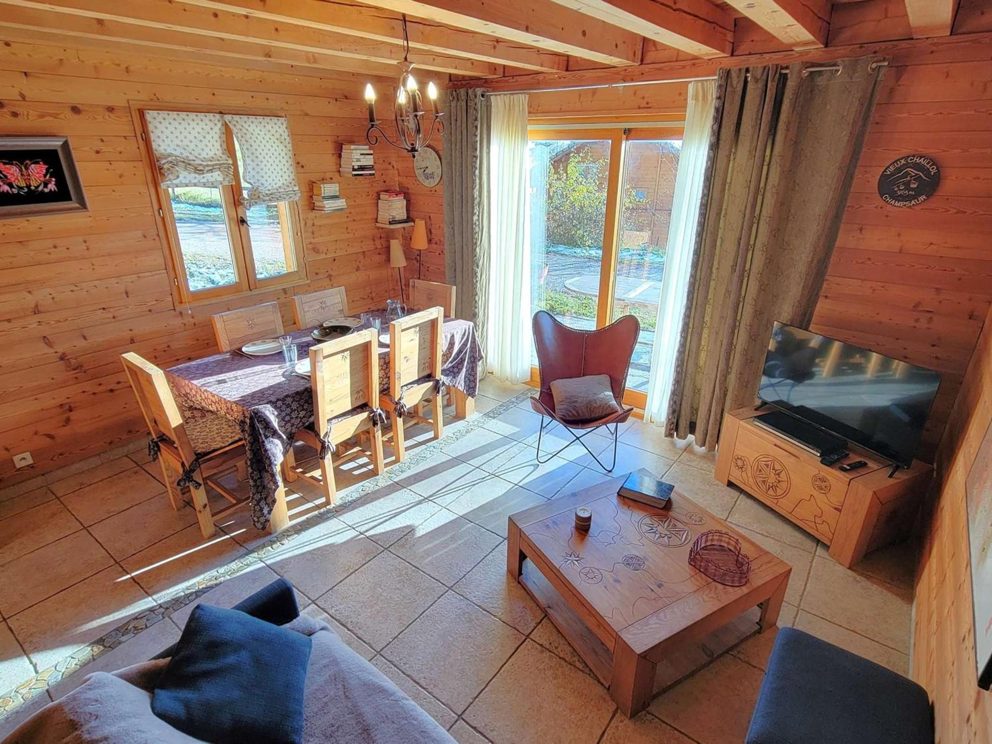 Chalet 6 Pers Avec Spa, Terrasse Plein Sud A Saint-Michel-De-Chaillol - Fr-1-393-22 Exteriér fotografie