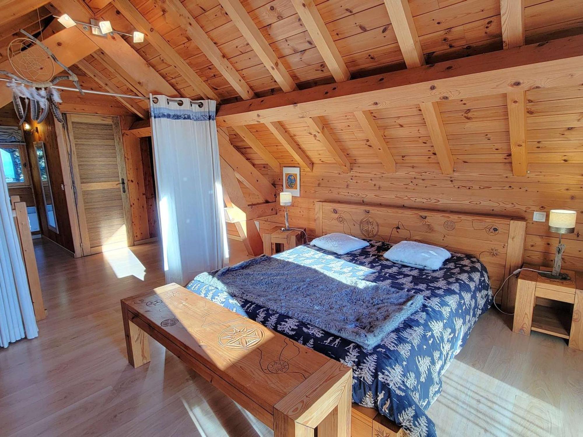 Chalet 6 Pers Avec Spa, Terrasse Plein Sud A Saint-Michel-De-Chaillol - Fr-1-393-22 Exteriér fotografie