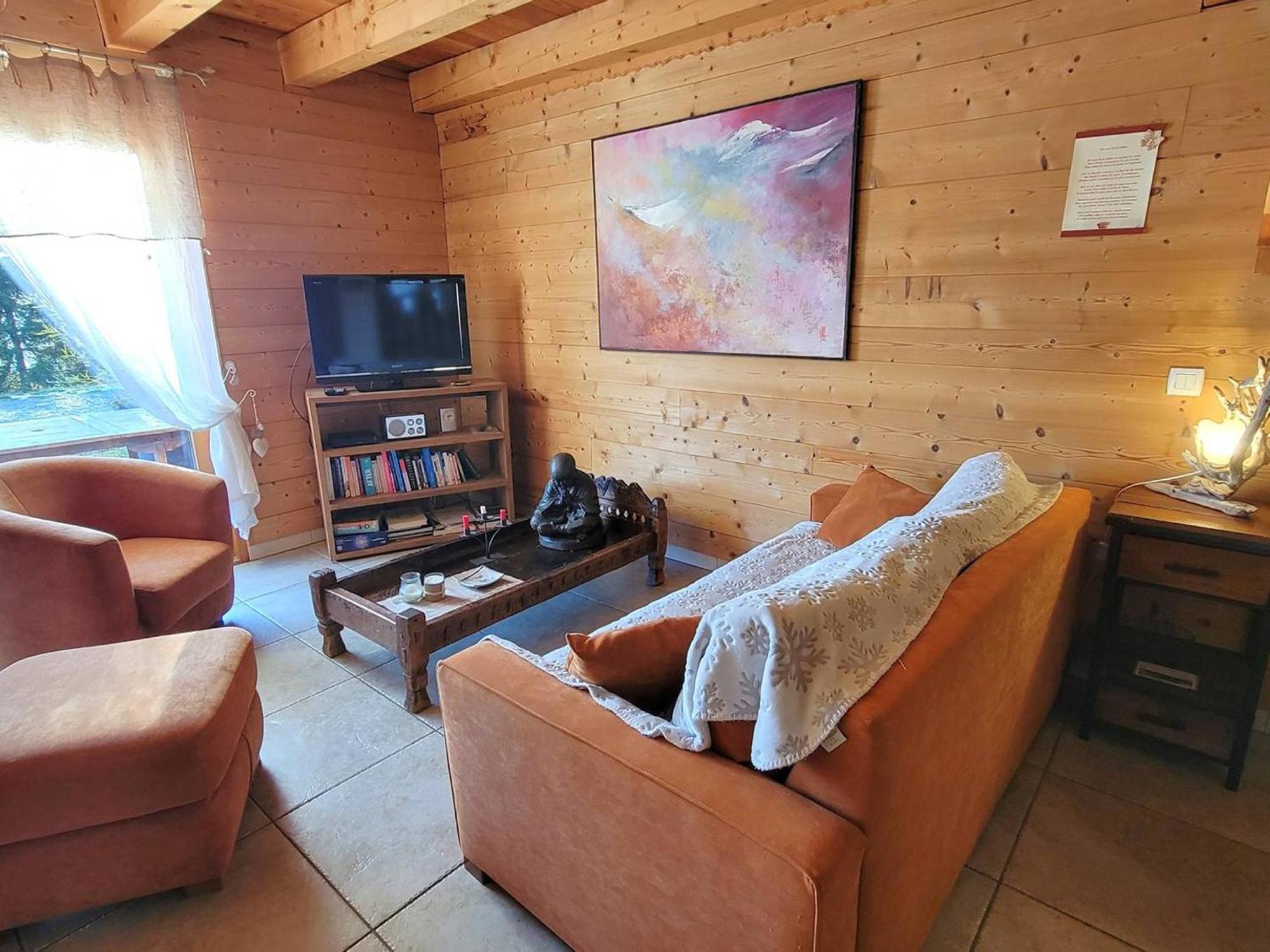 Chalet 6 Pers Avec Spa, Terrasse Plein Sud A Saint-Michel-De-Chaillol - Fr-1-393-22 Exteriér fotografie