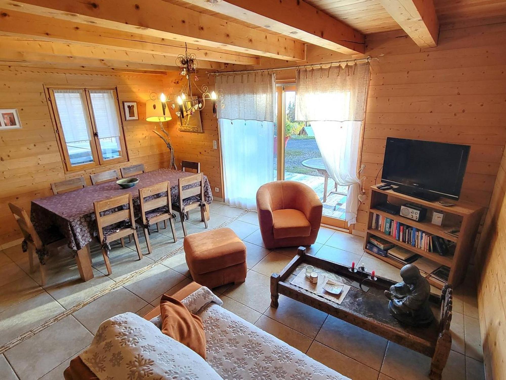 Chalet 6 Pers Avec Spa, Terrasse Plein Sud A Saint-Michel-De-Chaillol - Fr-1-393-22 Exteriér fotografie