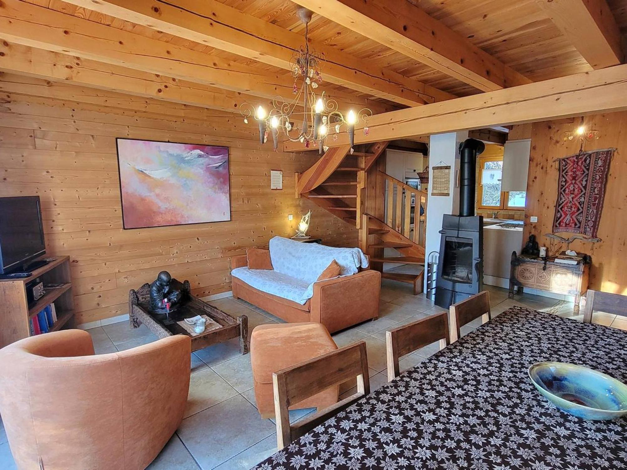 Chalet 6 Pers Avec Spa, Terrasse Plein Sud A Saint-Michel-De-Chaillol - Fr-1-393-22 Exteriér fotografie