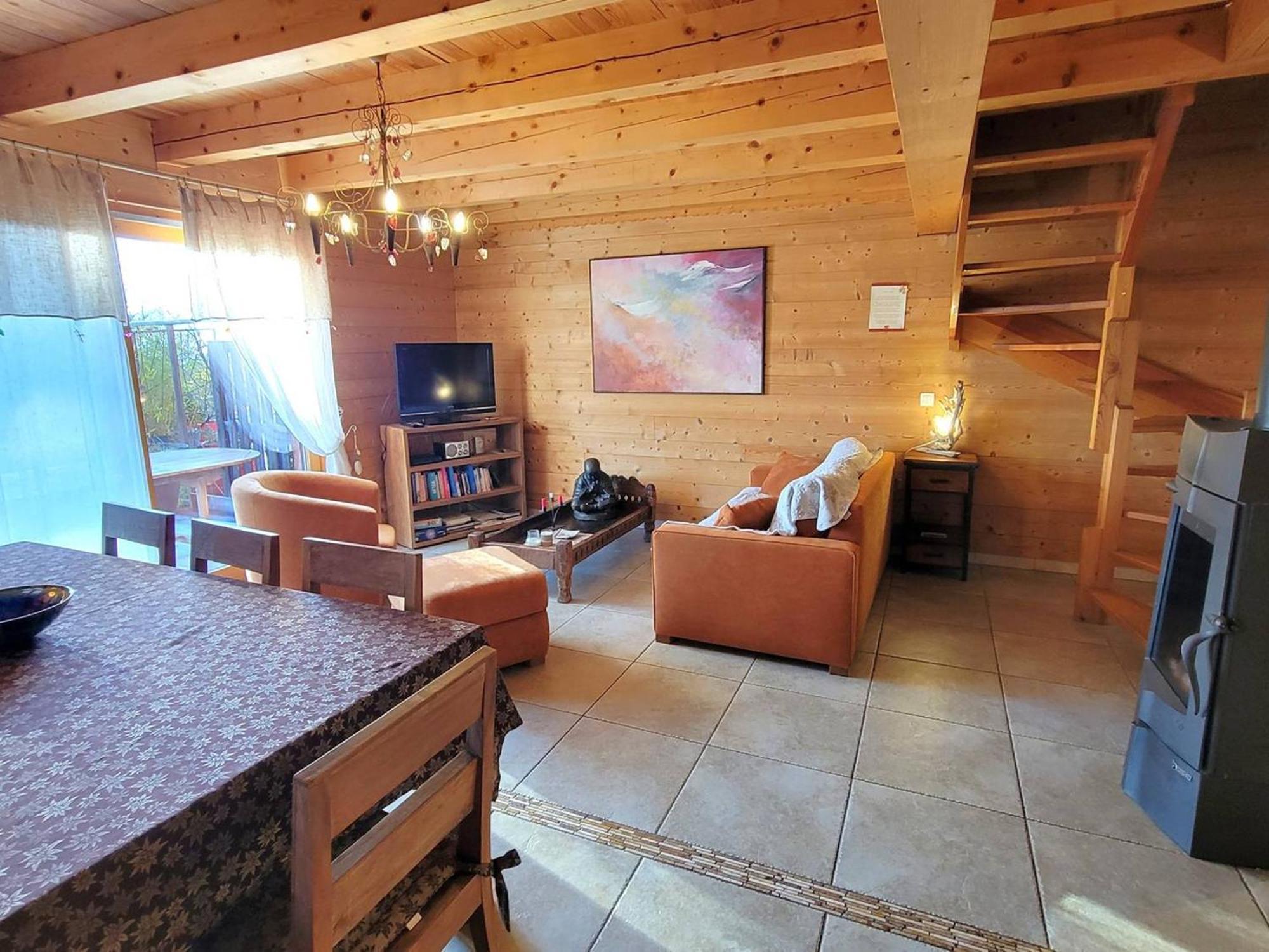 Chalet 6 Pers Avec Spa, Terrasse Plein Sud A Saint-Michel-De-Chaillol - Fr-1-393-22 Exteriér fotografie