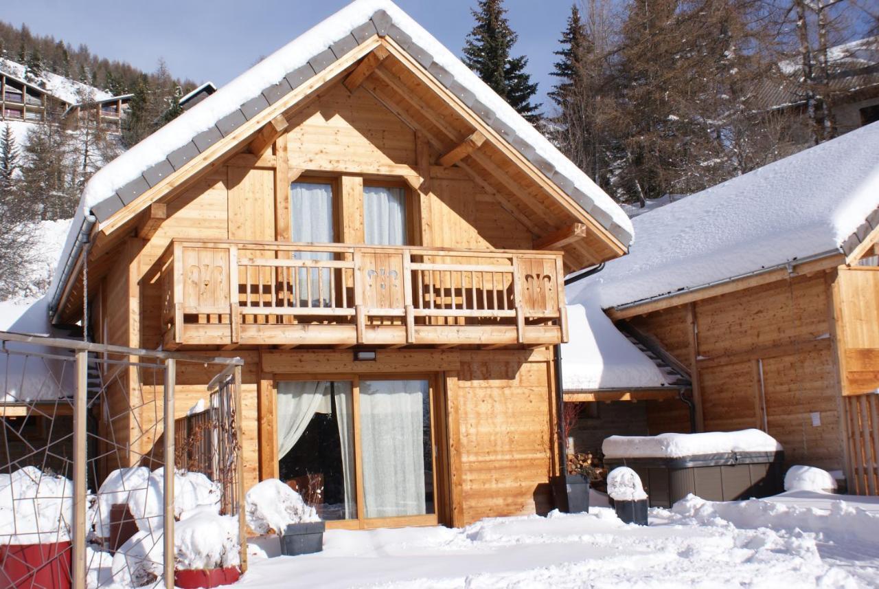 Chalet 6 Pers Avec Spa, Terrasse Plein Sud A Saint-Michel-De-Chaillol - Fr-1-393-22 Exteriér fotografie